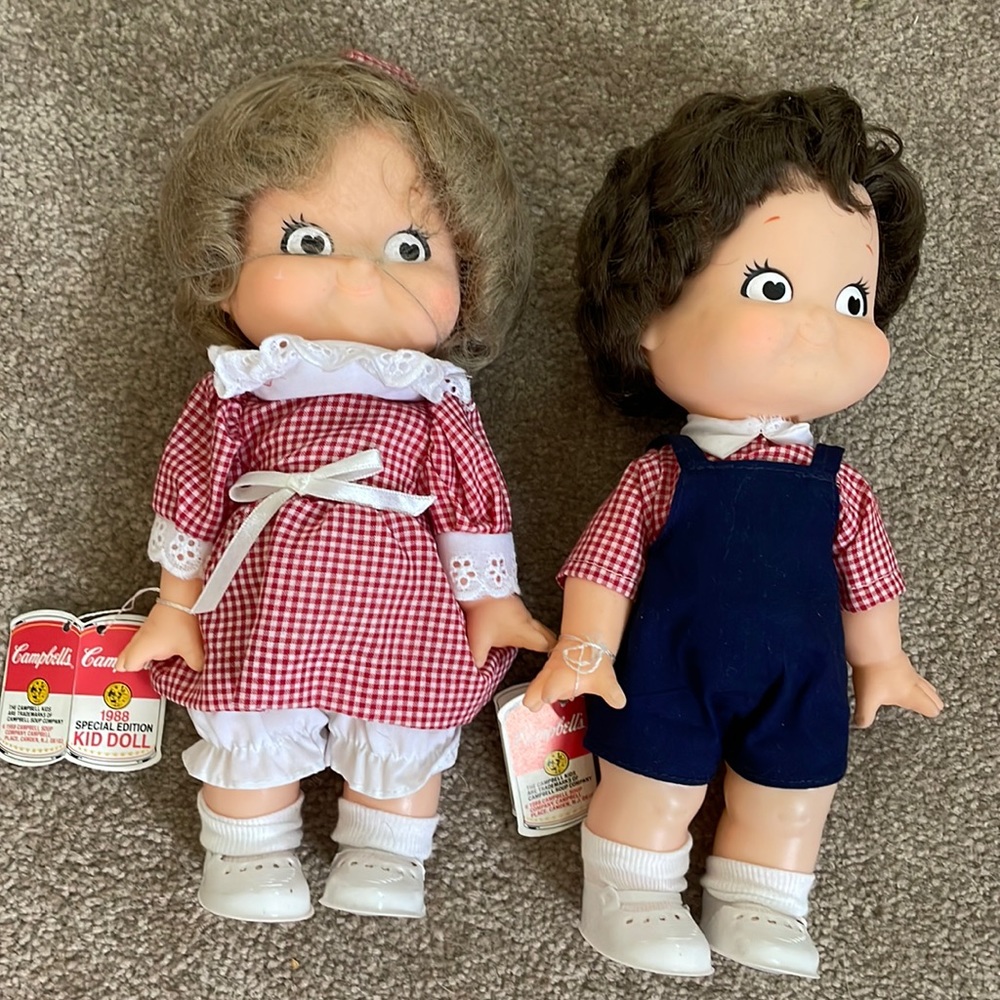 Campbells kids vinyl dolls